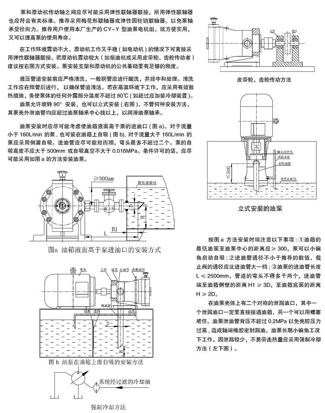 油泵電機(jī)組安裝方式2