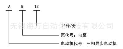 AB型機(jī)床冷卻泵型號說明